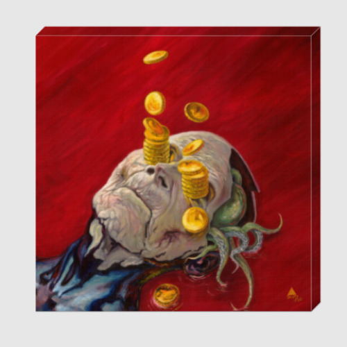 Холст с принтом Корысть