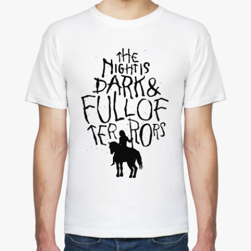 Футболка с принтом Игра престолов.Белые ходоки