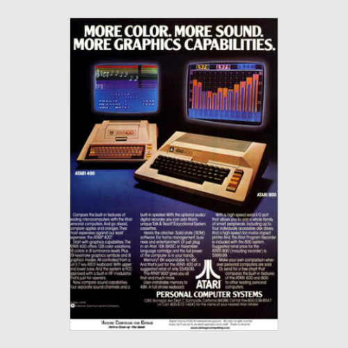 Постер с принтом Atari Personal Computer Systems 1970s