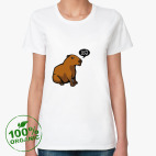 Женская футболка органик