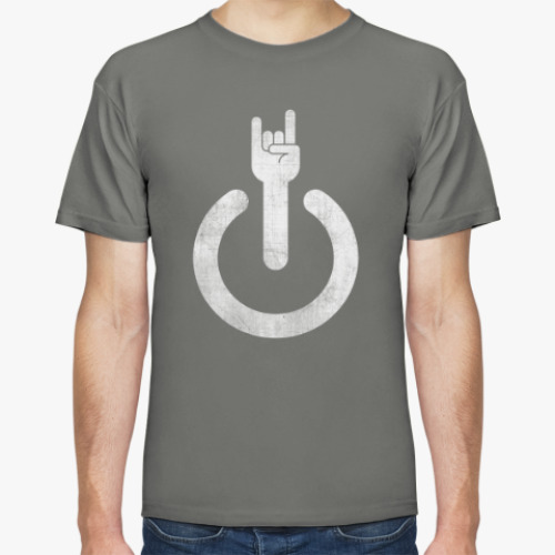 Футболка с принтом Включи Рок