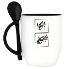 Кружка с ложкой