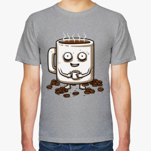 Футболка с принтом Кофе (Coffee)