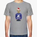 Олень хипстер новогодний