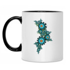 Кружка двухцветная