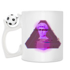 Кружка с футбольным мячиком