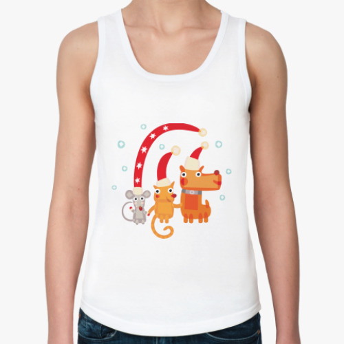 Женская майка с принтом Символ года