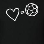 Love equals football
