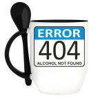 Кружка с ложкой