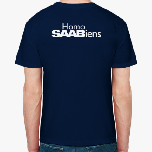 Футболка с принтом Homo SAABiens