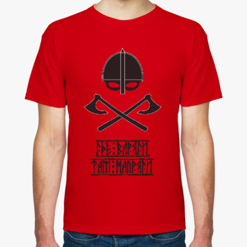 Футболка с принтом Варяги