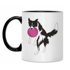 Кружка двухцветная