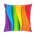 Подушка 35x35 см Rainbow Wave