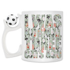 Кружка с футбольным мячиком