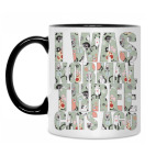 Кружка двухцветная