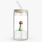 Банка с бамбуковой крышкой