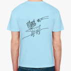 Классическая футболка Рисунок оленя, Дэвид Линч