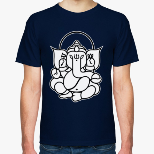 Футболка с принтом Ганеша