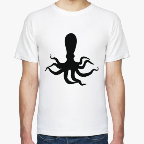 Футболка с принтом Осьминог