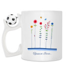 Кружка с футбольным мячиком