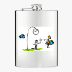 Фляжка стальная