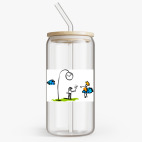 Банка с бамбуковой крышкой