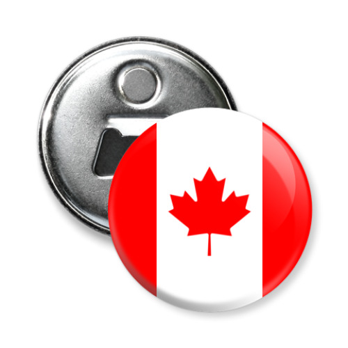 Магнит-открывашка с принтом Канада, Canada