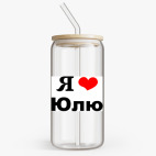 Банка с бамбуковой крышкой