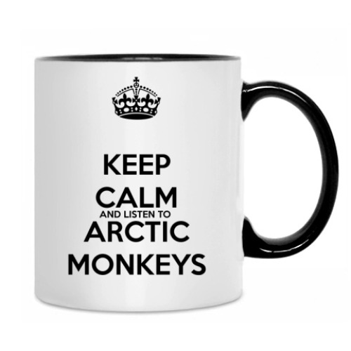 Кружка с принтом Arctic Monkeys