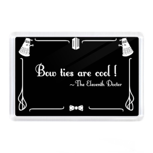 Магнит с принтом Doctor Who