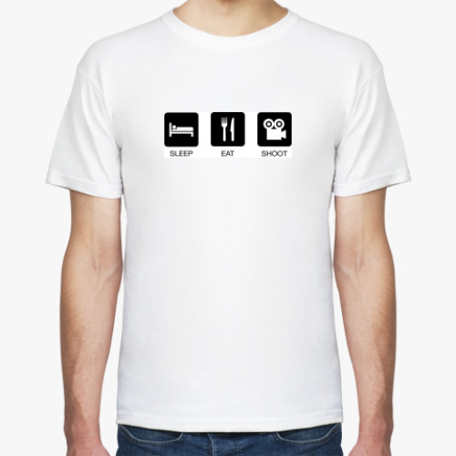 Футболка с принтом CAMERAMAN