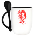 Кружка с ложкой