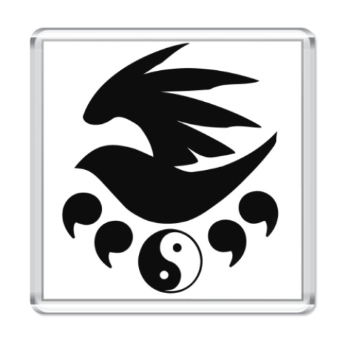 Магнит с принтом Sekirei