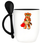 Кружка с ложкой