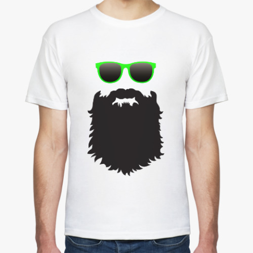 Футболка с принтом Хипстер