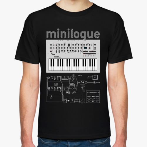 Футболка с принтом Minilogue