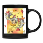 Кружка цветная UV-DTF