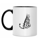 Кружка двухцветная