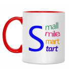 Двухцветная кружка Small Smile