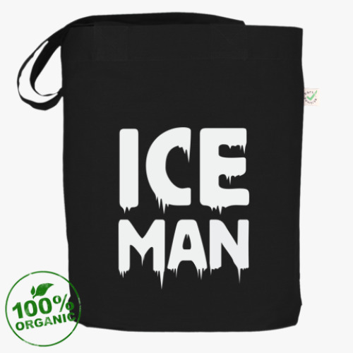 Сумка шоппер с принтом Ice man