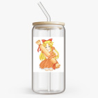 Банка с бамбуковой крышкой