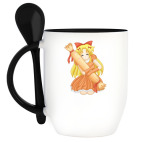 Кружка с ложкой