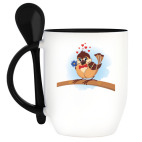 Кружка с ложкой