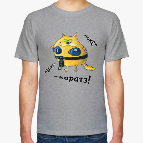 Футболка с принтом Бокс-бокс-каратэ!