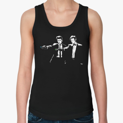 Женская майка с принтом Доктор Кто