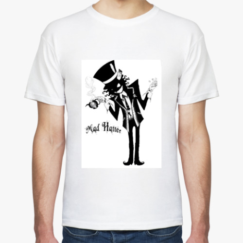 Футболка с принтом Шляпник