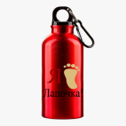 Металлическая бутылка 400 мл UV-DTF