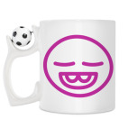 Кружка с футбольным мячиком