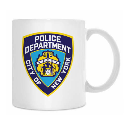 Кружка с принтом NYPD