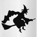 Ведьма на метле